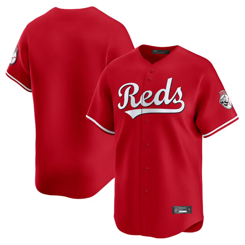 Cincinnati Reds Blank Player Red Fedasgoge Home Limited Stitched Jerseys