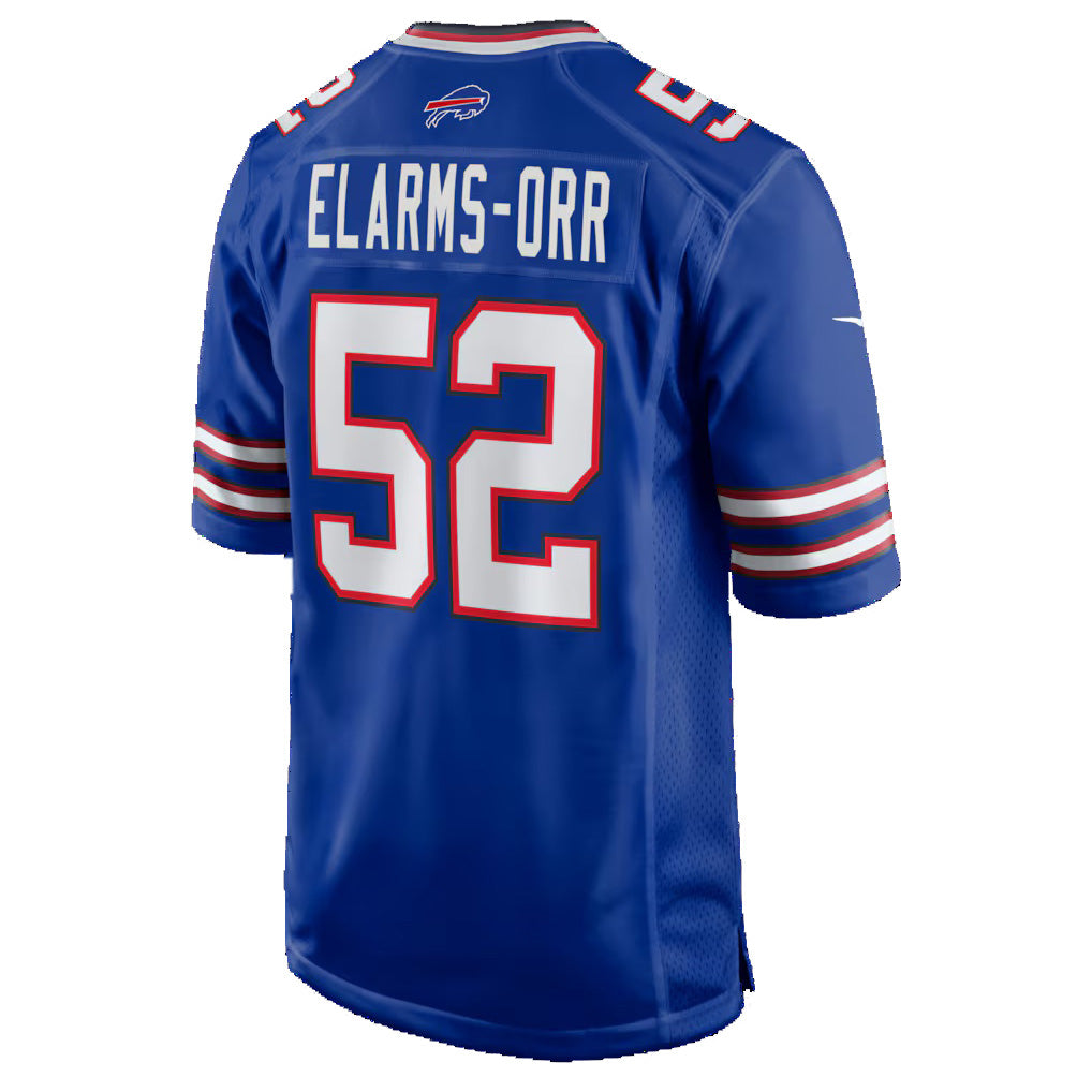 B.Bills #52 Kaleb Elarms-Orr Royal Fedasgoge Team Game Jersey