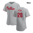 Philadelphia Phillies #28 Alec Bohm Gray Fedasgoge Road 2020 Authentic Player Jersey