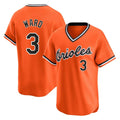 Baltimore Orioles #3 Taylor Ward Player Orange Fedasgoge T-shirt Limited Home Game Stitched Jerseys