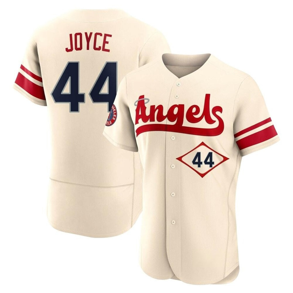 Los Angeles Angels #44 Ben Joyce Player Cream Fedasgoge City Connect Limited ELite Home Stitched Jerseys