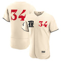 Texas Rangers #34 Nolan Ryan Cream Fedasgoge 2023 City Connect Flex Base Stitched Jersey