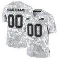 Custom B.Bills Active Player 2024 F.U.S.E Arctic Camo Fedasgoge Salute To Service Limited Stitched Jersey