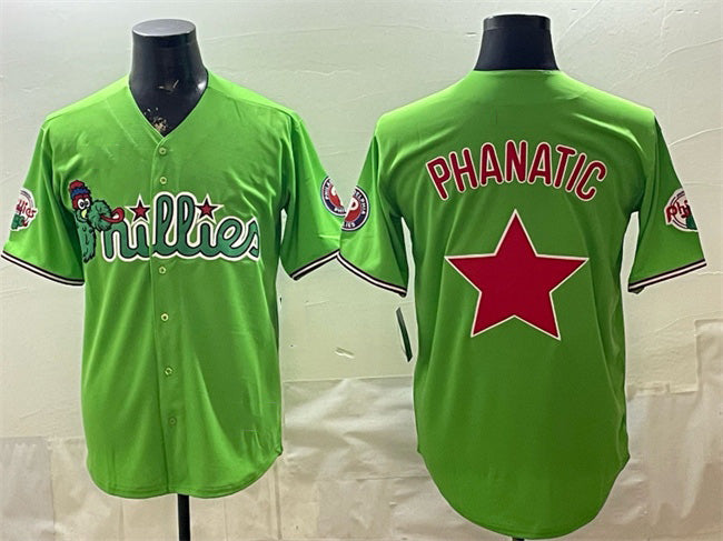 Philadelphia Phillies Light Green Fedasgoge Phanatic Limited Stitched Jersey