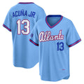 Atlanta Braves #13 Ronald Acuna Jr Powder Blue FOULKSSHOP 2026 City Connect Stadium Jersey