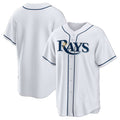 Tampa Bay Rays White Fedasgoge Home Big & Tall Replica Jersey