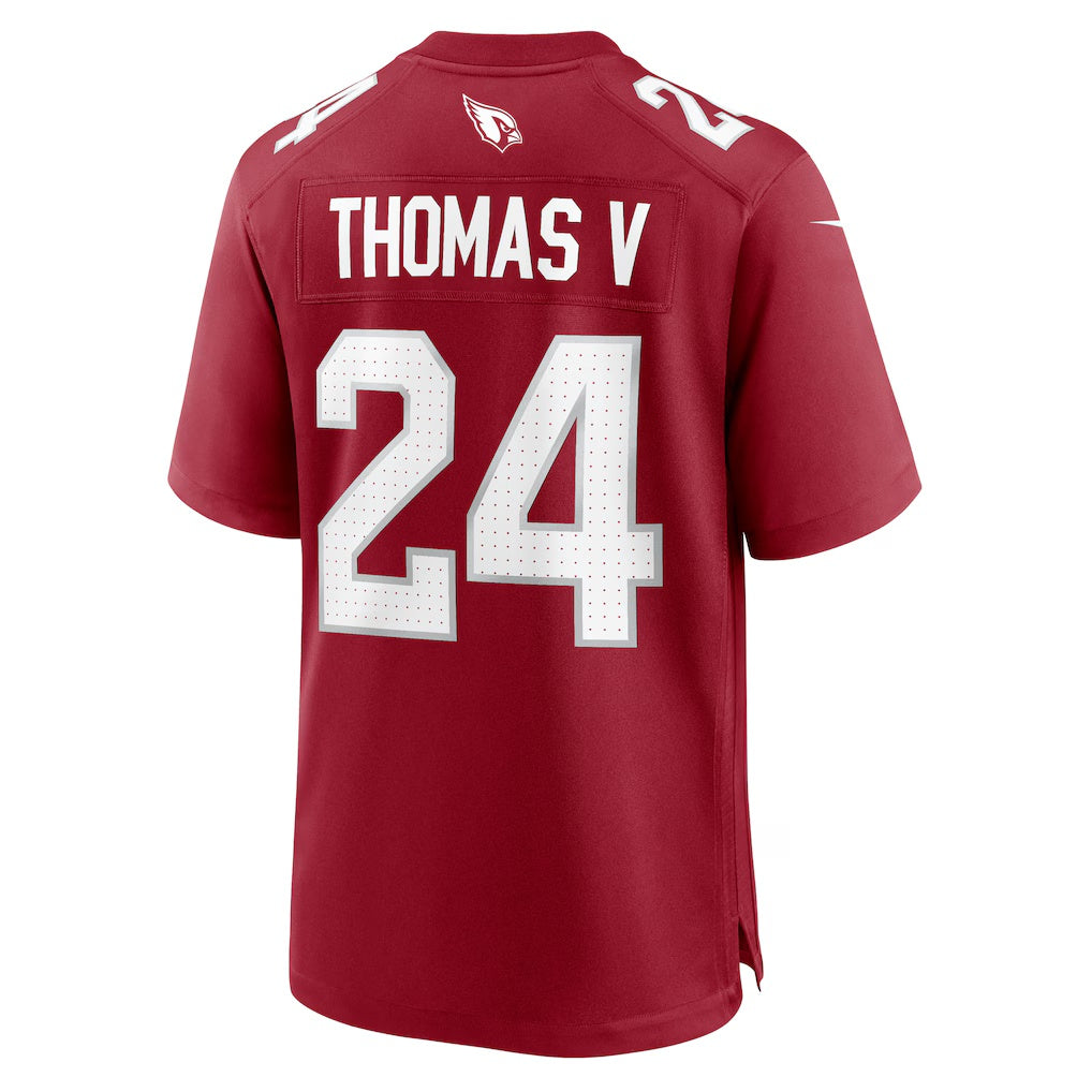 A.Cardinals #24 Starling Thomas V Cardinal Fedasgoge Team Game Jersey