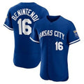 Kansas City Royals #16 Andrew Benintendi Blue Fedasgoge Flex Base Stitched Jersey
