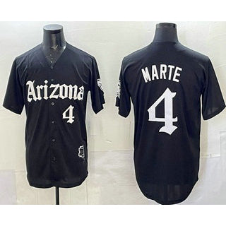 Arizona Diamondbacks #4 Ketel Marte Black Fedasgoge Vapor Premier Limited Stitched Jersey