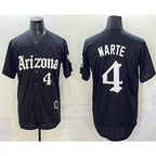 Arizona Diamondbacks #4 Ketel Marte Black Fedasgoge Vapor Premier Limited Stitched Jersey