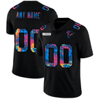 Custom A.Falcons Multi-Color Black Fedasgoge 2020 Crucial Catch Vapor Untouchable Limited Jersey