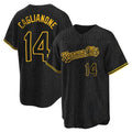 Kansas City Royals #14 Jac Caglianone Player Black Fedasgoge Snake Skin City Game Stitched Jerseys