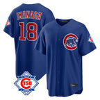Chicago Cubs #18 Shota Imanaga Player Royal Fedasgoge 150th Anniversary Home Game Stitched Jerseys