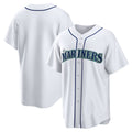 Seattle Mariners White Fedasgoge Home Replica Team Jersey