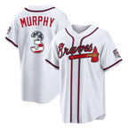Atlanta Braves #3 Dale Murphy Player White Fedasgoge USA 250 Fourth Of July Limited Home Game Stitched Jerseys