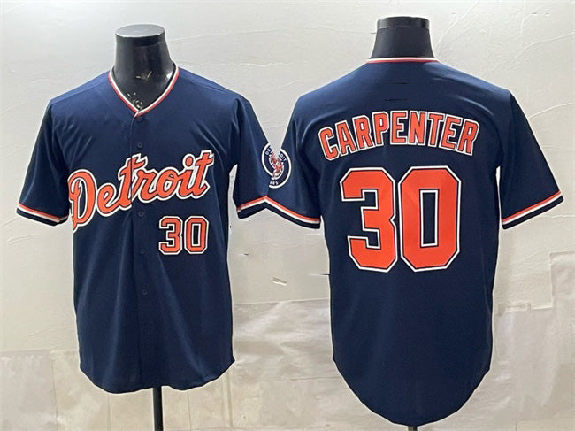 Detroit Tigers #30 Kerry Carpenter Navy Fedasgoge 2026 Alternate Vapor Premier Limited Stitched Jersey