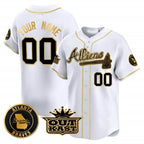 Custom Atlanta Braves Atliens Vapor Premier Limited Jersey ¨C White Fedasgoge