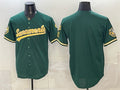 Oakland Athletics Blank 2026 Green Fedasgoge Alternate Sacramento Celebrating 125 Years Vapor Limited Stitched Jersey