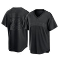 Cleveland Guardians #23 Bo Naylor Player Black Fedasgoge T-shirt Home Game Stitched Jerseys