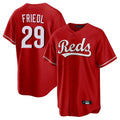 Cincinnati Reds #29 TJ Friedl Player Red Fedasgoge Home Game Stitched Jerseys