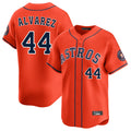 Houston Astros #44 Yordan Alvarez Player Orange Fedasgoge Home Limited Stitched Jerseys