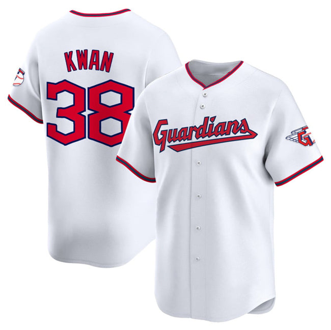 Cleveland Guardians #38 Steven Kwan White Fedasgoge Home Limited Stitched Jersey