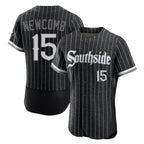 Chicago White Sox #15 Sean Newcomb Player Black Fedasgoge City Connect Limited Elite Home Stitched Jerseys