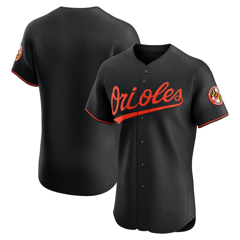 Baltimore Orioles Black Fedasgoge Alternate Elite Jersey