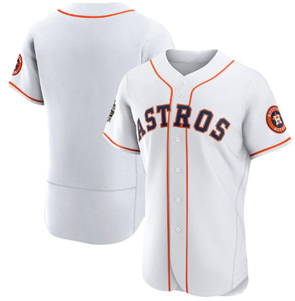 Houston Astros Blank White Fedasgoge 2022 World Series Flex Base Stitched Jersey