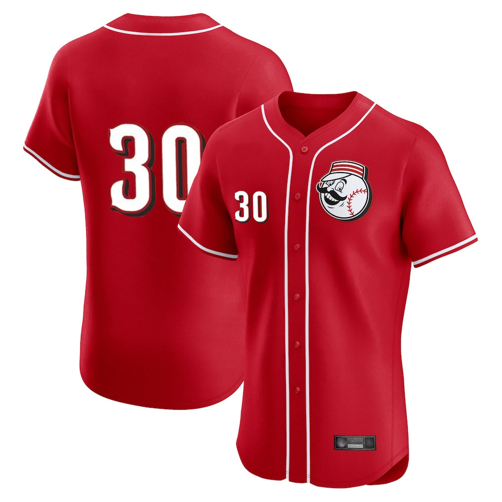 Cincinnati Reds #30 Ken Griffey Player Red Fedasgoge Limited Elite Home Game Stitched Jerseys