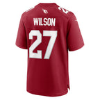 A.Cardinals #27 Divaad Wilson Cardinal Fedasgoge Team Game Jersey