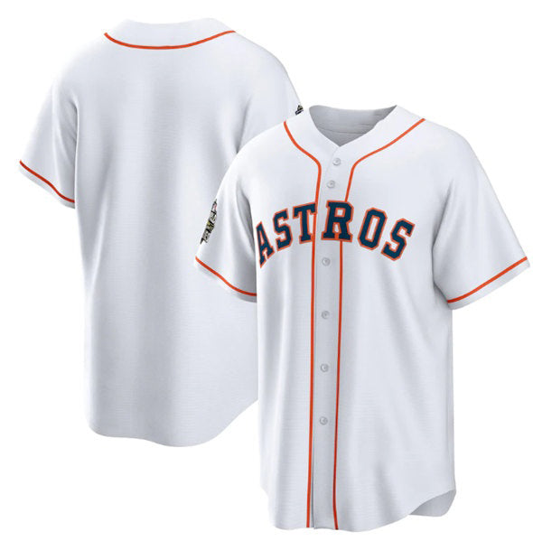 Houston Astros Blank White Fedasgoge 2022 World Series Home Stitched Jersey
