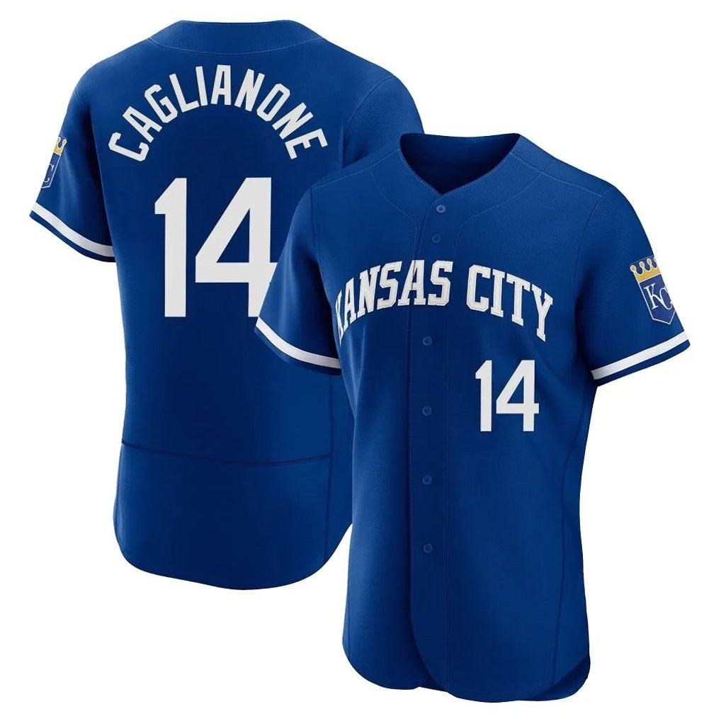 Kansas City Royals #14 Jac Caglianone Player Royal Fedasgoge City Connect Limited Elite Home Game Stitched Jerseys