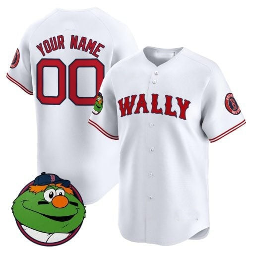 Custom Boston Red Sox Wally Vapor Premier Limited Jersey ¨C White Fedasgoge
