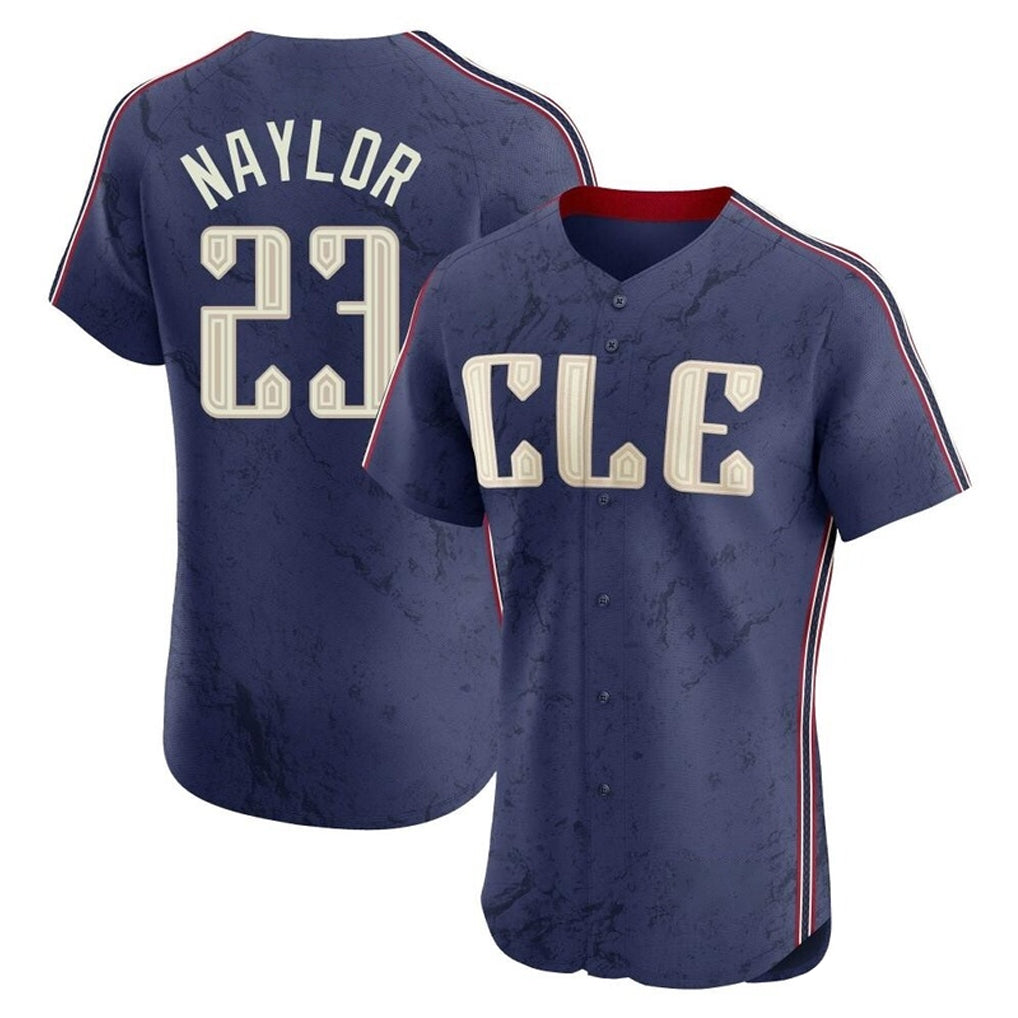 Cleveland Guardians #23 Bo Naylor Player Navy Fedasgoge City Connect Limited Elite Home Stitched Jerseys