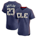 Cleveland Guardians #23 Bo Naylor Player Navy Fedasgoge City Connect Limited Elite Home Stitched Jerseys