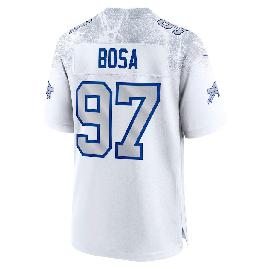 B.Bills #97 Joey Bosa 2025 Rivalries Collection Game Jersey - White Fedasgoge