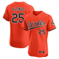 Baltimore Orioles #25 Pete Alonso Player Orange Fedasgoge Limited Elite Home Game Stitched Jerseys