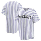 Colorado Rockies White Fedasgoge Home Replica Team Jersey