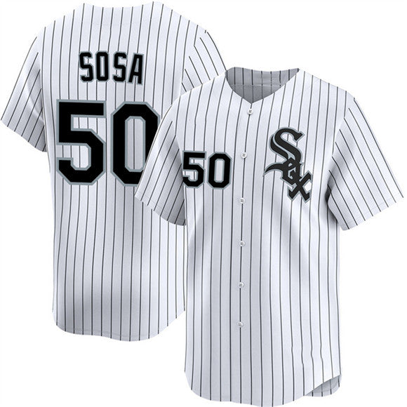Chicago White Sox #50 Lenyn Sosa White Fedasgoge 2025 Home Limited Stitched Jersey