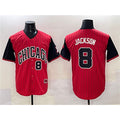 Chicago White Sox #8 Bo Jackson Red Black Fedasgoge 2025 City Connect Limited Stitched Jersey