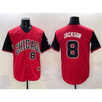Chicago White Sox #8 Bo Jackson Red Black Fedasgoge 2025 City Connect Limited Stitched Jersey