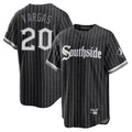 Chicago White Sox #20 Miguel Vargas Player Black Fedasgoge City Connect Home Game Stitched Jerseys