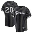 Chicago White Sox #20 Miguel Vargas Player Black Fedasgoge City Connect Home Game Stitched Jerseys