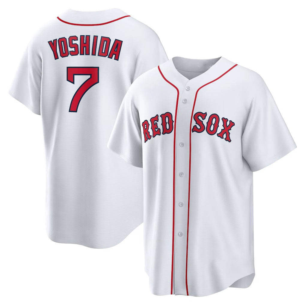 Boston Red Sox #7 Masataka Yoshida White Fedasgoge Replica Player Jersey