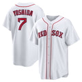 Boston Red Sox #7 Masataka Yoshida White Fedasgoge Replica Player Jersey