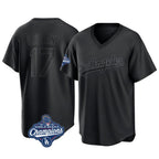 Los Angeles Dodgers #17 Shohei Ohtani Player Black Fedasgoge World Series Meet Pitch Fashion T-shirt Stitched Jerseys