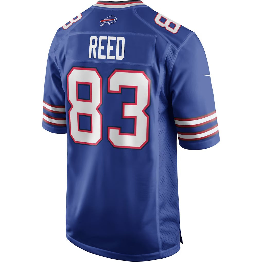 B.Bills #83 Andre Reed Royal Fedasgoge Game Retired Player Jersey