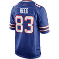 B.Bills #83 Andre Reed Royal Fedasgoge Game Retired Player Jersey