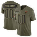 Custom W.Commanders Active Player Olive Fedasgoge 2025 Salute to Service Limited Stitched Jersey